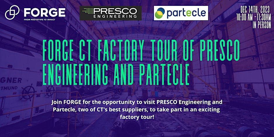 Forge Tour of Presco and Partelce Graphic