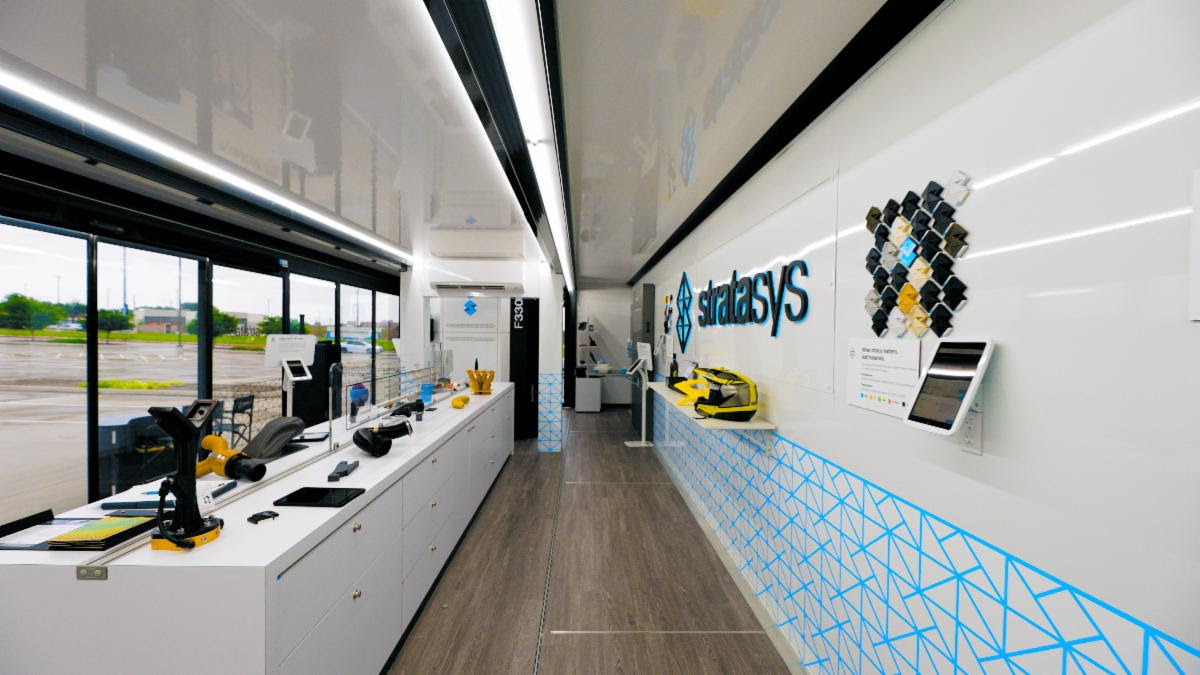 Stratasys Road Show Truck Inside